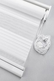 Resim Geniş Pliseli Zebra Perde Stor networkavmplselibyz123, Beyaz, 180 x 260 