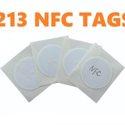 Resim NFC 213 RFID Etiketler - Erişim Kontrolü, Takip ve Otomasyon için Yapışkanlı Yuvarlak Etiketler - Kolay Uygulama ve Hızlı Tarama için 213 NFC Etiket Rulosu 