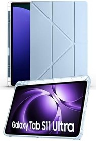 Resim Samsung Galaxy S11 Ultra X930 Uyumlu Akıllı Kapak Kalem Bölmeli Tablet Kılıfı 