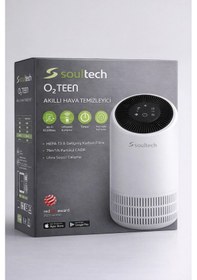 Resim Soultech O2teen Akıllı Hava Temizleyici Hepa 13 Filtre Wi-fi Uygulama Kontrollü Ultra Sessiz 
