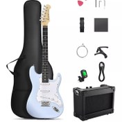 Resim Donner DST-80 ST Elektro Gitar Seti (Sonic Blue) 