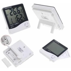 Resim STOREMAX Bebek Odası Masaüstü Dijital Termometre Nem Ölçer Higrometre Saat 890831 