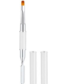 Resim Yifomall Uv Jel Tırnak Fırçası - Çift Başlı Tasarım, Kolay Tutuş, Hızlı Tırnak Sanatı İçin İdeal 