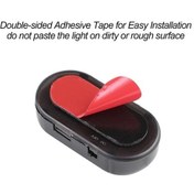 Resim Pazly Yanıp Sönen Reedark Önleyici Led Kırmızı/mavi Kablosuz Işığı Hırsızlık Güneş Enerjili Araç Alarm - Qq 