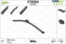 Resim SİLECEK SÜPÜRGESİ ARKA 38cm X1 MUZ TİPİ HydroConnect ÇOKLU BAĞLANTILI ÜNİVERSAL HR38 