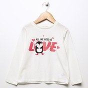 Resim Mammaramma Baskılı Ekru Bebek T-Shirt 22FWG-64 