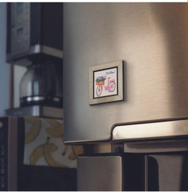 Resim Hollanda Bisklet Görseli Baskılı Mdf Magnet 7x7 154 