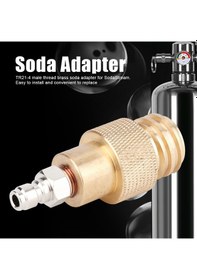 Resim Kangvka Sodastream İçin Bakır Tr21-4 Erkek Dişli Bağlantı Aleti, Basınç Ve Aşınma Dayanıklı, Kolay Kurulumlu Soda Adaptörü 