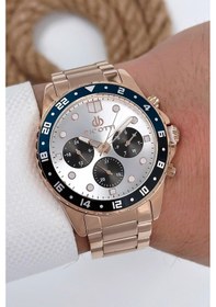 Resim Bigotti Erkek Kol Saati Tüm Fonksiyonlar Aktif Rose Gold Sdb003 Rose Gold 