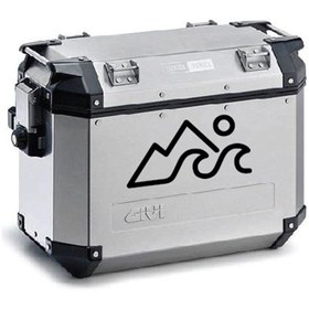 Resim Ogec Worx Dağ Desenli Motosiklet Çanta Sticker Etiket Modeli - 2 