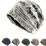 Resim Hafif Kadın Beanie, Sıkı Beanie Şapkaları, Erkekler İçin Bahar ve Sonbahar Şapkası 