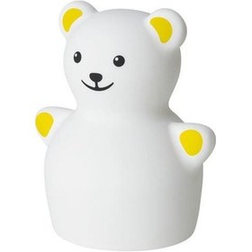 Resim Ayıcık Model Çocuk Masa Lambası MeridyenDukkan Beyaz, LED'li 13x11x9 Cm Çok Renkli 