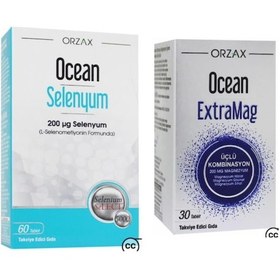Resim Ocean Selenyum 200 Mcg 60 Tablet + Ocean Extramag Üçlü Kombinasyon 30 Tablet -Avantaj Paketi 