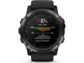 Resim Garmin fenix 5X Plus Sapphire Multispor Akıllı Saat Siyah 