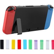 Resim Nintendo Switch Konsolu İçin 2 Adet Yedek Kickstand Arka Kabuk Tutucu Şeffaf Beyaz 