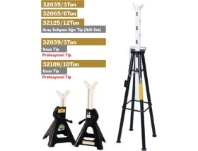 Resim Habib Makina Omega Araç Sehpası Uzun Tip 3 Ton 