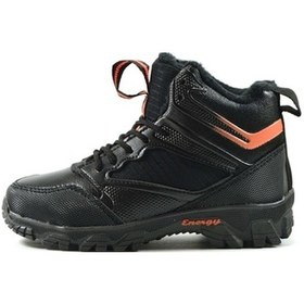 Resim Onlo Kr.322 Siyah Bağcıklı Suya Dayanıklı Erkek Çocuk Bot 31-35 Siyah 