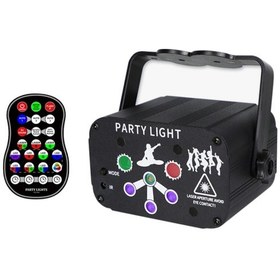 Resim Ysh-041 Uzaktan Kontrollü Mini Led Lazer Projeksiyon Lambası 