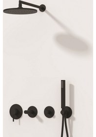 Resim Vitra Origin Ankastre Sıva Üstü Lavabo Bataryası Mat Siyah A4262136 