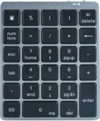 Resim Springsun 28 Tuşlu Bluetooth + USB Çift Modlu Kablosuz Sayısal Klavye 