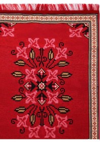 Resim Bigghome Çift Taraflı Kilim, Makinede Yıkanabilir, Modern Desenli, 120 180 Cm, Sa25py 