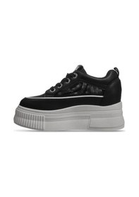 Resim Mp 241-1664zi Kadın Bağcıklı Sneaker Ayakkabı 241-1664Zİ-R1534 Siyah 