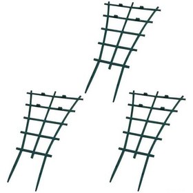 Resim Jeehugo Bitkiler İçin Katlanabilir Tırmanma Sirtası - İç/harici Kullanım - 3'lü Paket - Bitki Tutucu Kafes 