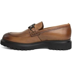 Resim Marcomen 19578 Erkek Hakiki Deri Loafer Ayakkabı Taba-taba Taba 