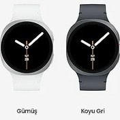 Resim Samsung Galaxy Watch8 Gümüş, Bluetooth, 44mm Akıllı Saat (Samsung Türkiye Garantili) 