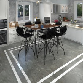 Resim Kenz Life Knsz Masa Sandalye Takımı HEM105ZENGIN Cvzsyh 130*090 6 Sandalye Syhsyh Kolçaklı Sırt Minderli 