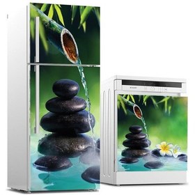 Resim Buzdolabı Ve Bulaşık Makinası Beyaz Eşya Sticker Kaplama Çeşme Ta 