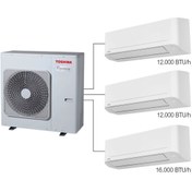 Resim Toshiba 3M Multi Split Klima 12.000+12.000+16.000 BTU/h 