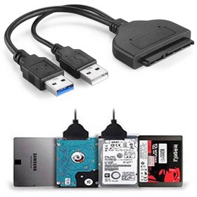 Resim Usb 3.0 2.5 Inç Sata Ssd Hdd Hard Disk Kablosu Veri Aktarma 