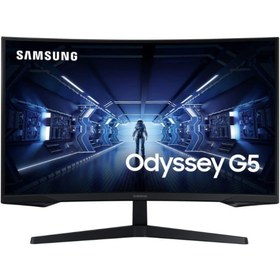 Resim Samsung Odyssey G5 32" 1ms 165 Hz VA WQHD (Display Port+HDMI) Freesync Premium Curve Monitör LS32AG550EUXUF Samsung