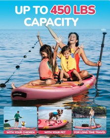 Resim Family Pink Ultra Stabil Şişme Paddle Board Sup Seti 351x89x15 Cm 