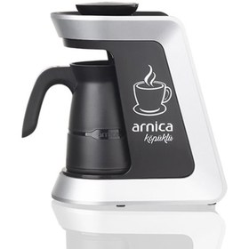Resim Arnica Köpüklü Pro Türk Kahve Makinesi Silver IH32041 