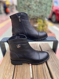 Resim Venüs 2253409k Topuklu Fermuarlı Günlük Deri Kadın Bot Siyah 