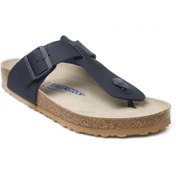 Resim Birkenstock Medina Sfb Bf Parmak Arası Lacivert Erkek Terlik 