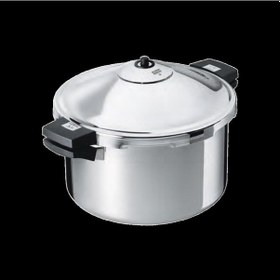 Resim Kuhn Rikon 3018 Duromatic 8 L Inox 24 CMDüdüklü Tencere Gümüş 