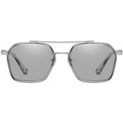 Resim Joyhub Fotokromik Çift Köprülü Polarize Güneş Gözlükleri Uv Koruma Eztyun Gümüş 