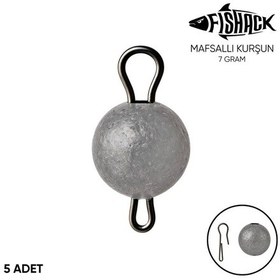 Resim Mafsallı Kurşun - Hareketli İğne Kurşunu - Fishack - 7 Gram - 5'li Paket Diğer 70031781 