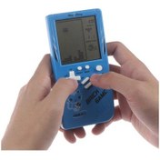 Resim Reedark Taşınabilir Mini Tetris Oyunu - Çocuklar İçin Eğlenceli Mavi Elektrikli Oyuncak 