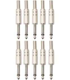 Resim 10 Parça 2 Pin Mikrofon Ses Bağlantı Adaptör Seti 