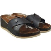 Resim Pierre Cardin Üstü Çapraz Anatomik Dolgu Topuk Bayan Terlik 001 