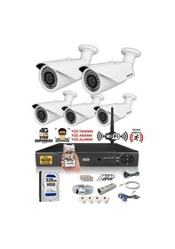 Resim IDS DS-2073HD-W-SET5-320 5 Kameralı 1080P Full HD 5 MP Sony Lensli Kamera Seti - 2073 