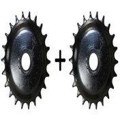 Resim E-bis Es-2 Uyumlu Ön Dişli 2 Adet ,Siyah-Siyah 