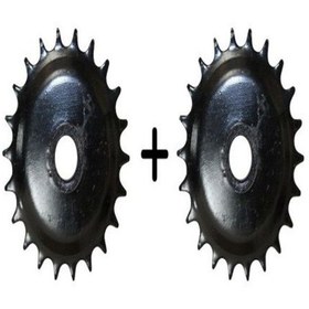 Resim E-bis Es-2 Uyumlu Ön Dişli 2 Adet ,Siyah-Siyah 