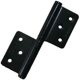 Resim Güven İş Çelik Panel Yönsüz Kapı Menteşesi 12 Cm Mat Siyah 