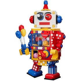 Resim Seher Jakı Yapı Blokları Gashapon Robot 638 Parça Kırmızı 
