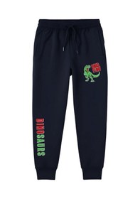 Resim Panios Kids 3'lü Baskı Detaylı Çift Cepli Erkek Çocuk Jogger Eşofman Altı Çok Renkli 